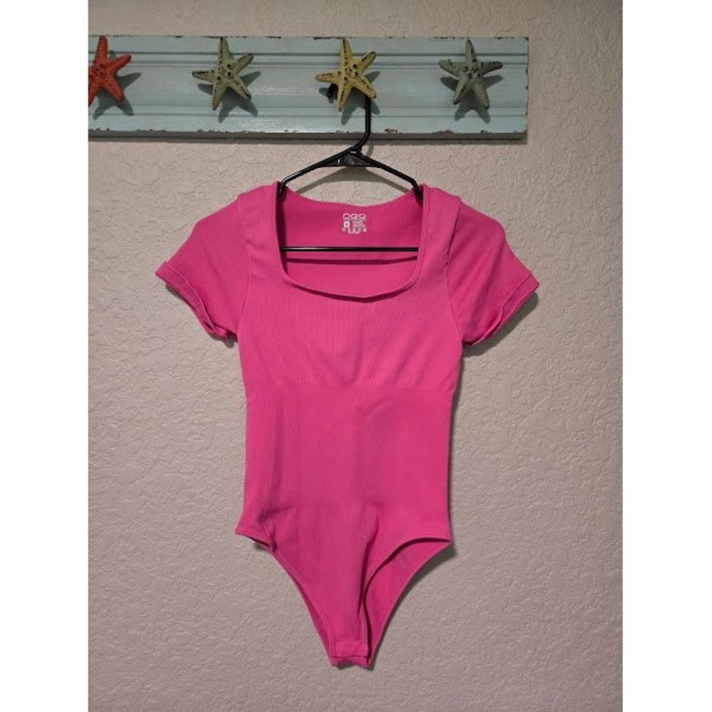 OQQ Pink Bodysuit